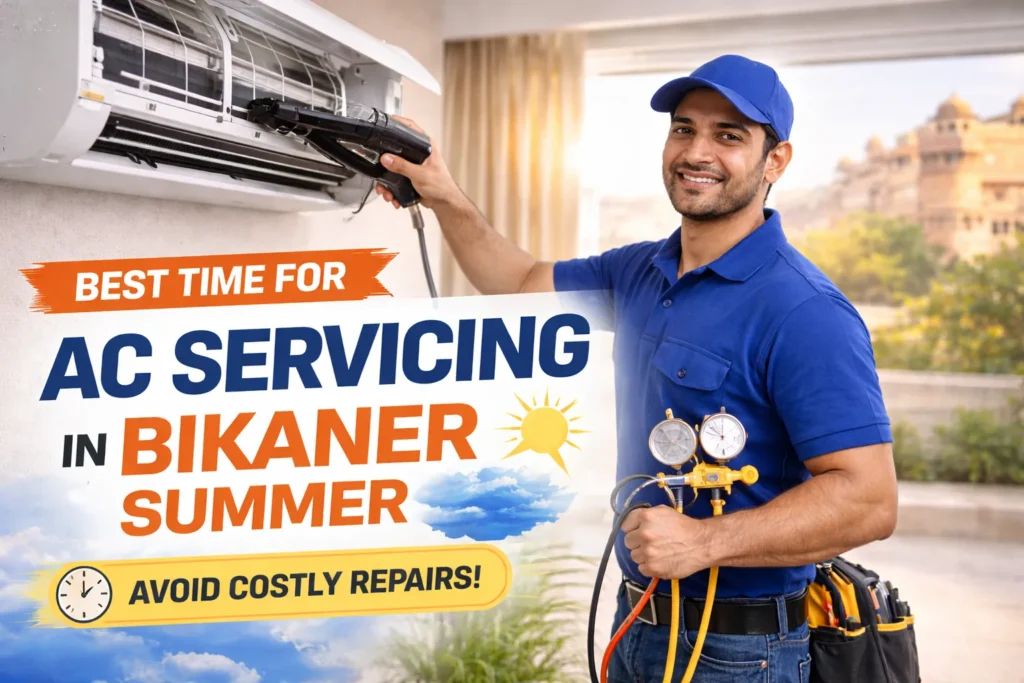 Best time for AC servicing in Bikaner before peak summer heat