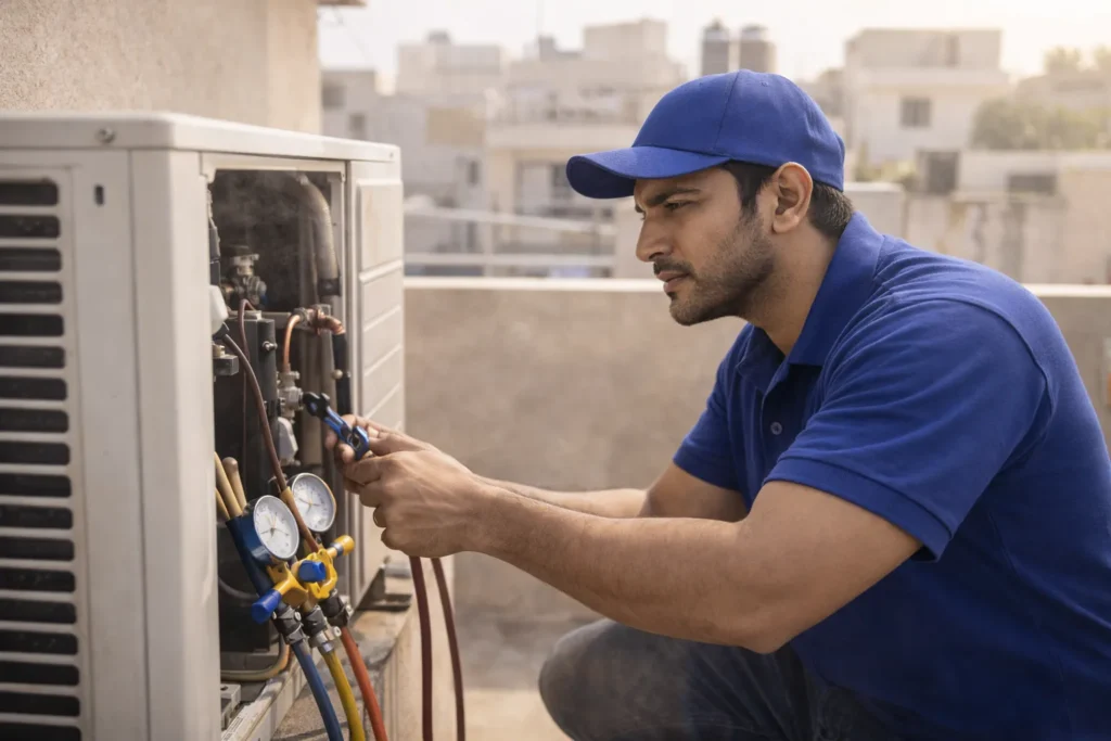 AC repair during peak summer months in Bikaner under extreme heat